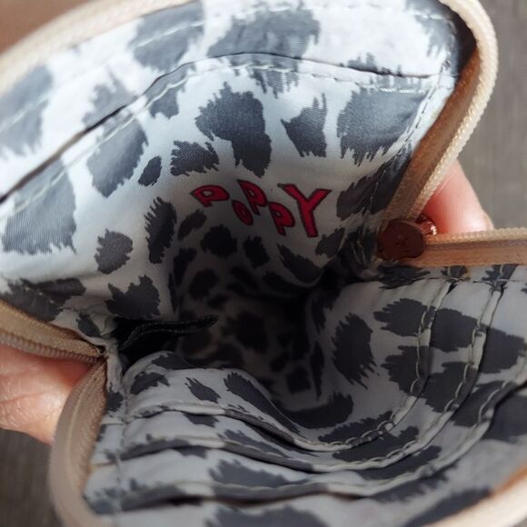 COACH Poppy Gold Wristlet Clutch Strap Purse Bag - Picture 4 of 4